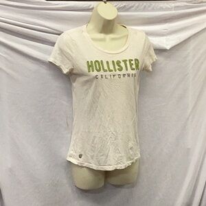 Hollister White T-Shirt.